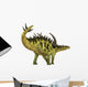 Gigantspinosaurus Dinosaur White Wall Decal Design 4