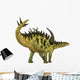 Gigantspinosaurus Dinosaur White Wall Decal Design 4