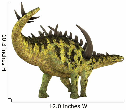 Gigantspinosaurus Dinosaur White Wall Decal Design 4