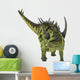 Gigantspinosaurus Dinosaur White Wall Decal Design 3