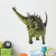 Gigantspinosaurus Dinosaur White Wall Decal Design 3