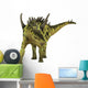 Gigantspinosaurus Dinosaur White Wall Decal Design 2