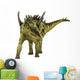 Gigantspinosaurus Dinosaur White Wall Decal Design 2