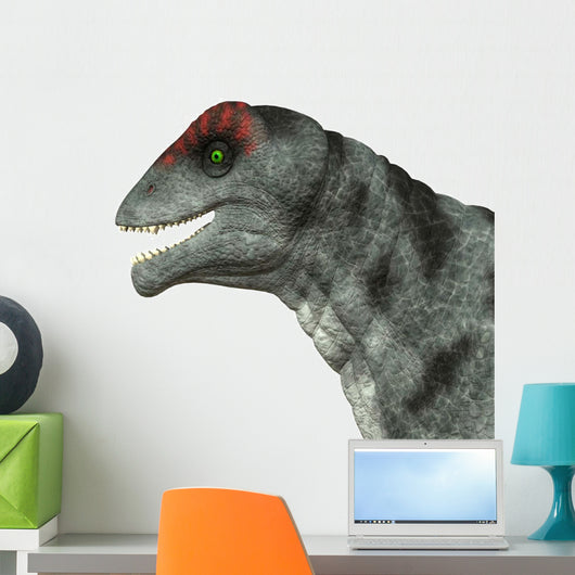 Moschops Dinosaur White Wall Decal Design 3