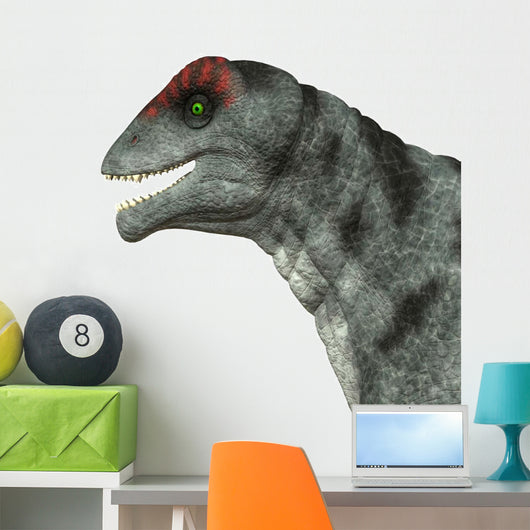Moschops Dinosaur White Wall Decal Design 3