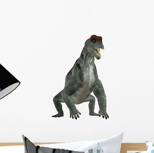 Moschops Dinosaur White Wall Decal Design 2