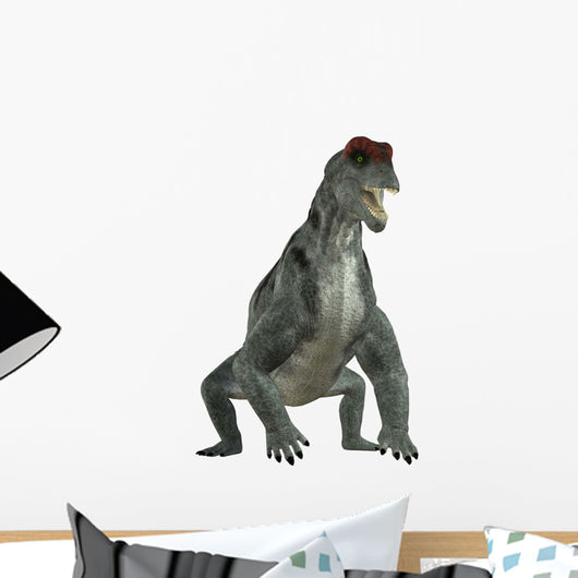 Moschops Dinosaur White Wall Decal Design 2