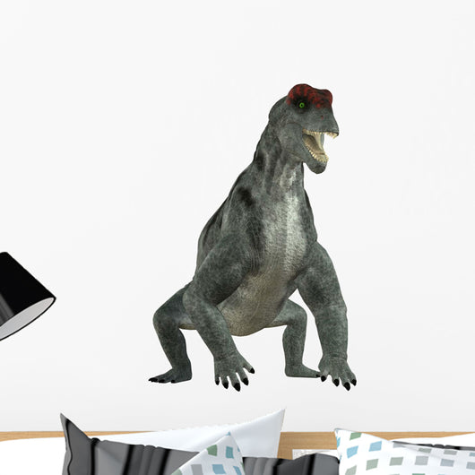 Moschops Dinosaur White Wall Decal Design 2