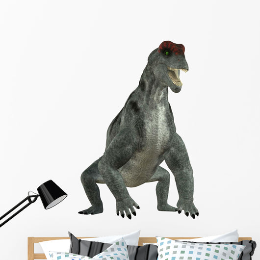 Moschops Dinosaur White Wall Decal Design 2