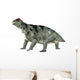 Moschops Dinosaur White Wall Decal Design 1