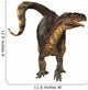 Plateosaurus Dinosaur Front Wall Decal