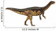 Plateosaurus Dinosaur Side Wall Decal Design 1