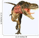 Tarbosaurus Dinosaur Roaring Front Wall Decal