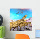 Abelisaurus Theropod Dinosaurs Hunt Wall Decal