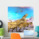 Abelisaurus Theropod Dinosaurs Hunt Wall Decal