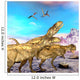 Abelisaurus Theropod Dinosaurs Hunt Wall Decal