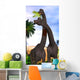 Brachiosaurus Dinosaurs Munch Tropical Wall Decal