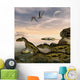Deltadromeus Dinosaurs Search Shoreline Wall Decal