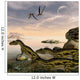 Deltadromeus Dinosaurs Search Shoreline Wall Decal