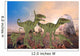 Family Juravenator Dinosaurs Cross Wall Decal