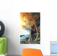 Two Omeisaurus Dinosaurs Walking Wall Decal