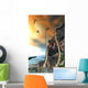 Two Omeisaurus Dinosaurs Walking Wall Decal