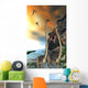 Two Omeisaurus Dinosaurs Walking Wall Decal