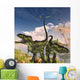 Torvosaurus Dinosaurs Cliff Searching Wall Decal
