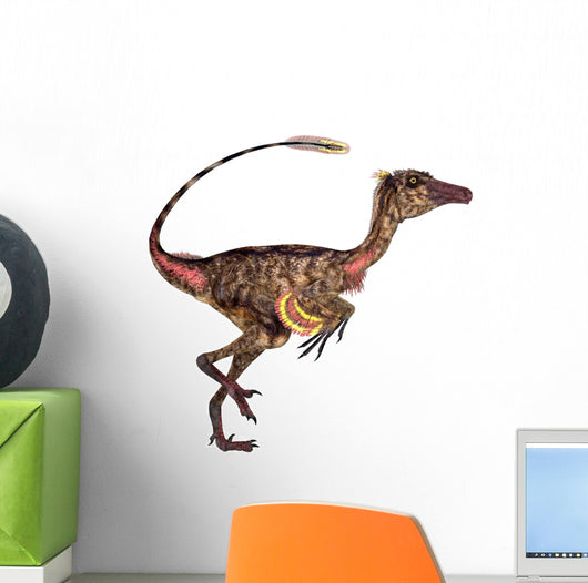 Troodon Bird-like Dinosaur Wall Decal Design 2
