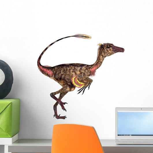 Troodon Bird-like Dinosaur Wall Decal Design 2
