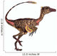 Troodon Bird-like Dinosaur Wall Decal Design 2