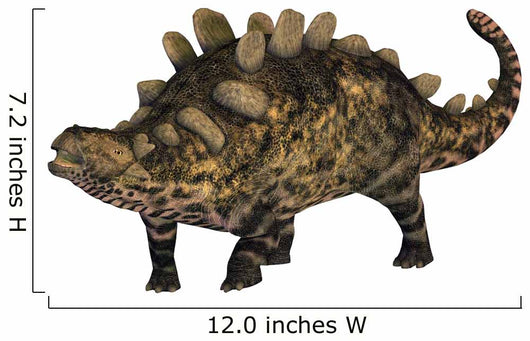 Crichtonsaurus Armored Dinosaur Wall Decal Design 1