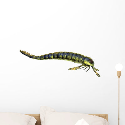 Pterygotus Sea Scorpion from Wall Decal Design 2 shown on a wall