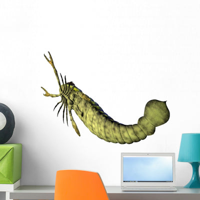 Pterygotus Sea Scorpion from Wall Decal Design 1 shown on a wall