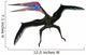 Zhejiangopterus Pterosaur Wall Decal Design 3