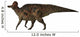 Corythosaurus Duck-billed Dinosaur Wall Decal Design 1