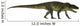 Postosuchus Reptile from Triassic Wall Decal Design 1