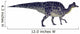 Velafrons Duck-billed Dinosaur Wall Decal Design 1