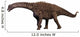 Ampelosaurus Dinosaur Wall Decal Design 3