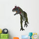 Cryolophosaurus Dinosaur White Wall Decal Design 5
