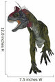 Cryolophosaurus Dinosaur White Wall Decal Design 5