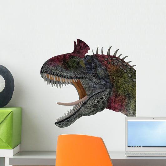 Cryolophosaurus Portrait Wall Decal