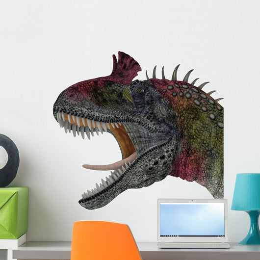 Cryolophosaurus Portrait Wall Decal
