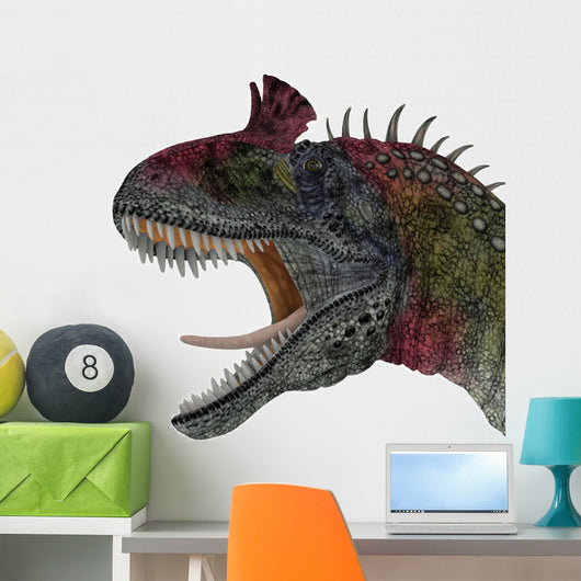 Cryolophosaurus Portrait Wall Decal