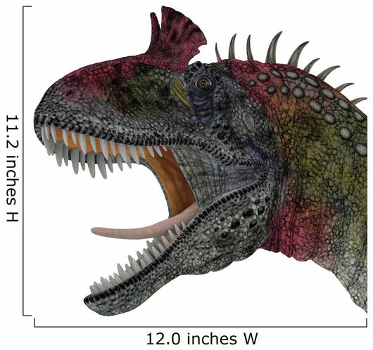 Cryolophosaurus Portrait Wall Decal