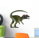 Cryolophosaurus Dinosaur White Wall Decal Design 4