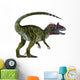 Cryolophosaurus Dinosaur White Wall Decal Design 4