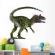 Cryolophosaurus Dinosaur White Wall Decal Design 4