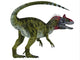 Cryolophosaurus Dinosaur White Wall Decal Design 4