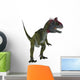 Cryolophosaurus Dinosaur White Wall Decal Design 3